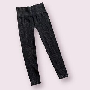 Womens Ultra flirt Black Print Leggings